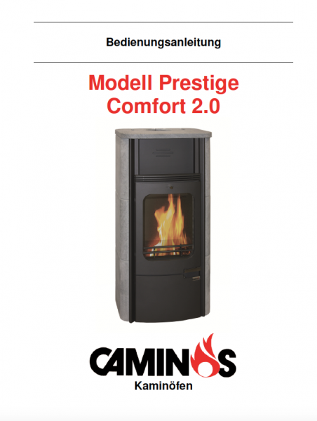 Caminos Prestige 2.0 Bedienungsanleitung